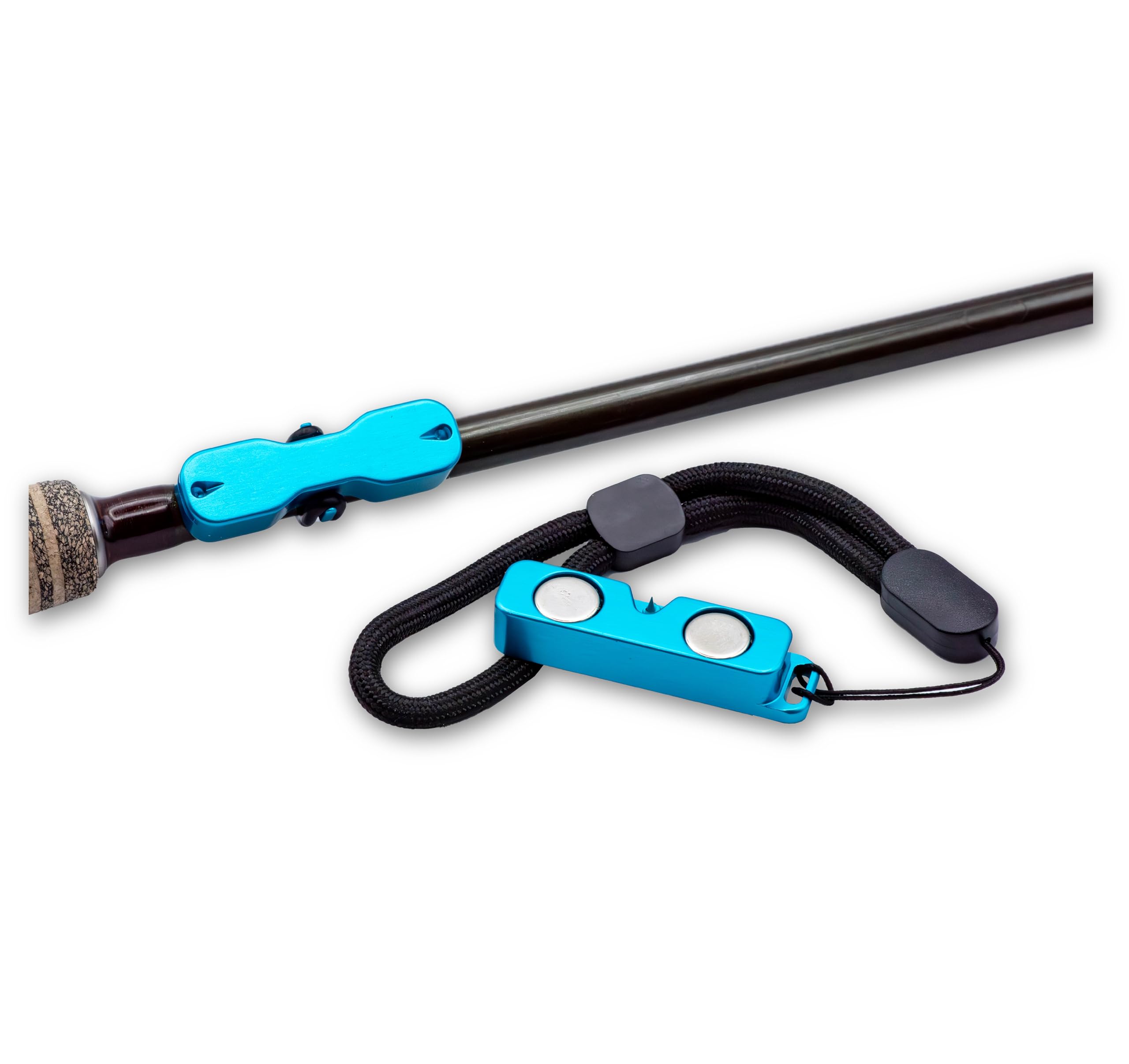 Cling Fishing Products Mag Grab Rod Rack Magnetic Fishing Rod Holder, Tippet Threader, Hook Keeper, Eye Cleaner for Fly Fishing