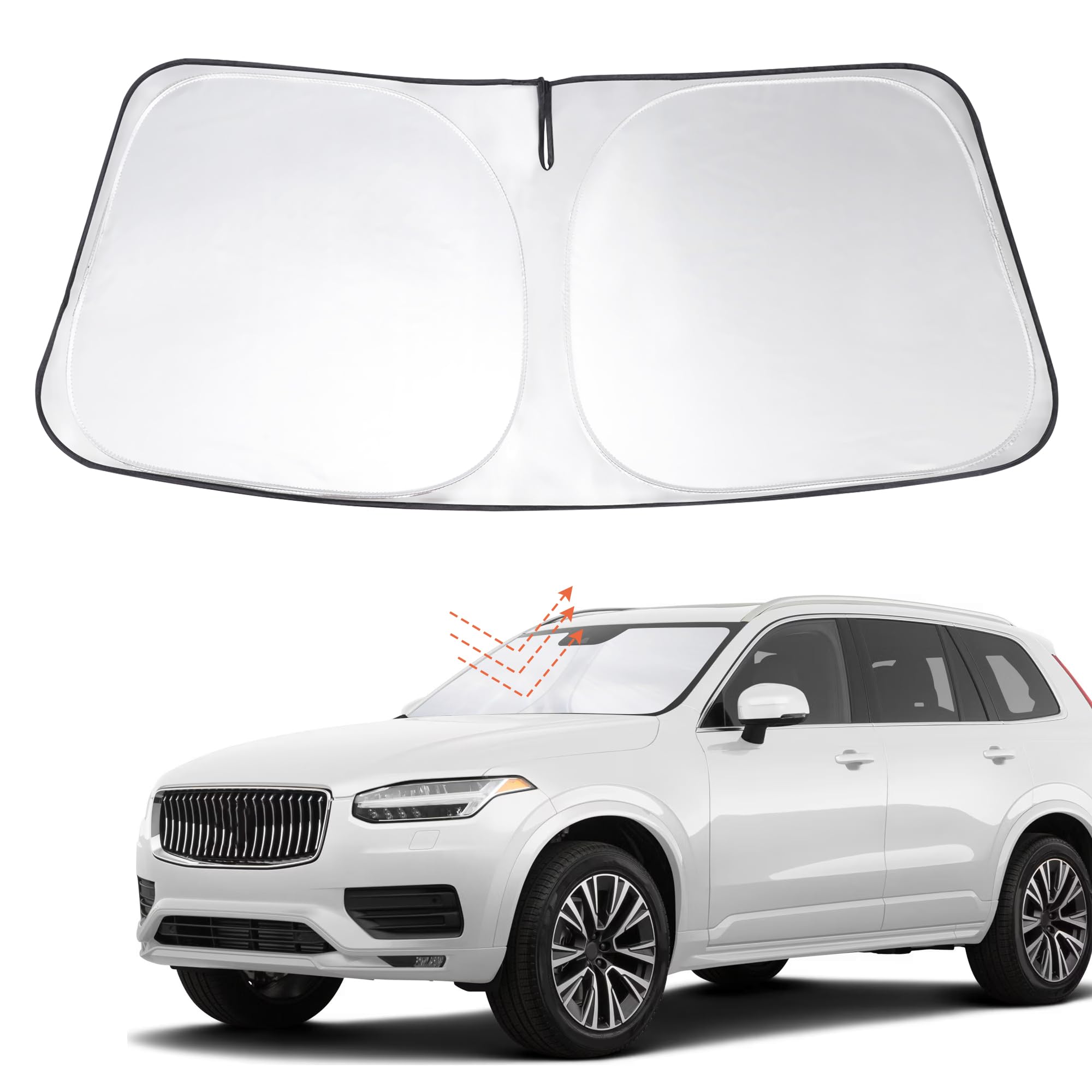 Windshield Sun Shade Sunshade for 2016-2025 2026 Volvo XC90
