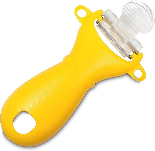 Miniatura 2 de Seki Japan Pelador vegetal de los niños, pelador de la seguridad tamaño pequeño, hoja del acero inoxidable con la cubierta de la seguridad