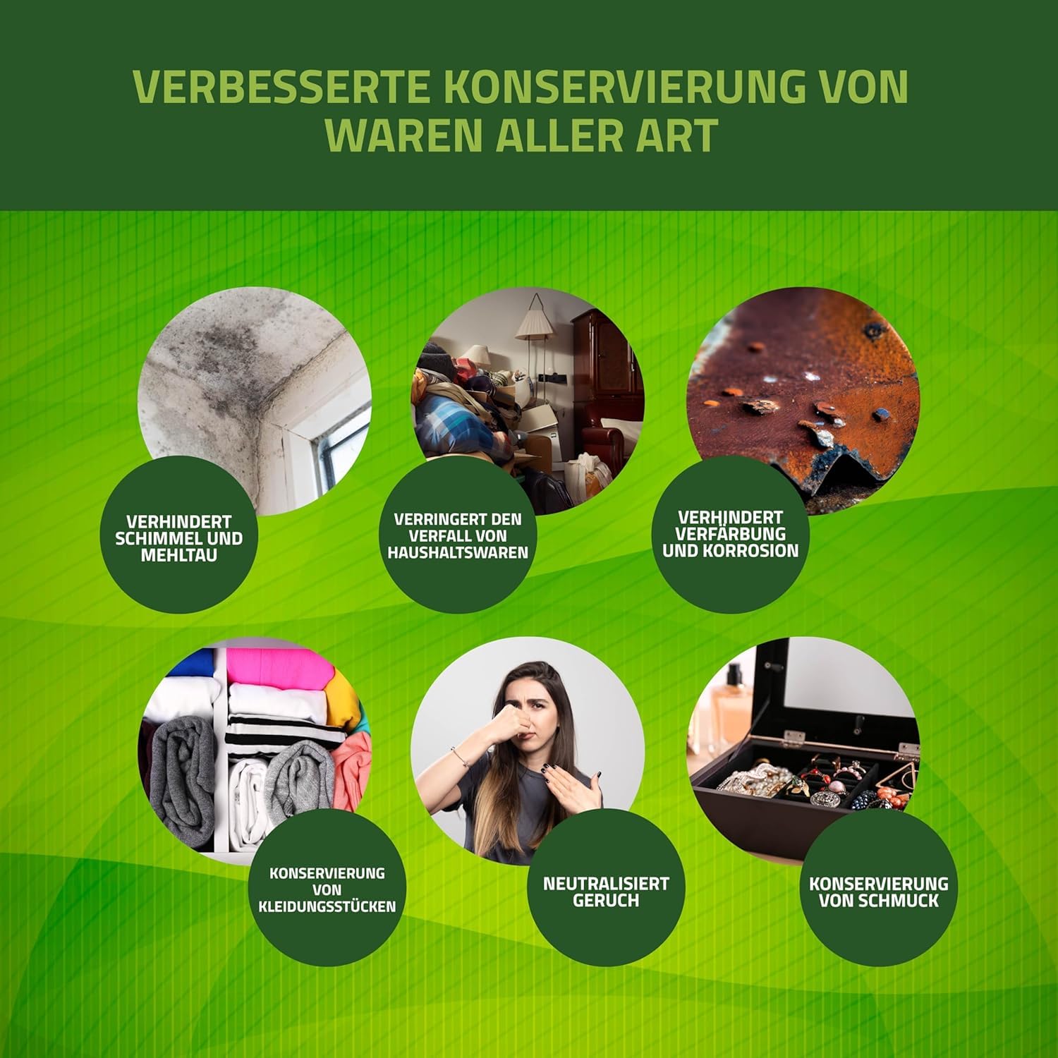 Produktbild von CONTROL GARDEN Silicagel 5 Kg – Wiederverwendbarer Feuchtigkeitsabsorber Mit Farbindikator, Für Schrank & Keller