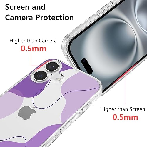 Miniatura 8 de DEFBSC Compatible con iPhone 11, diseño artístico de forma suave con funda protectora de parachoques incorporada, bonita funda delgada de TPU