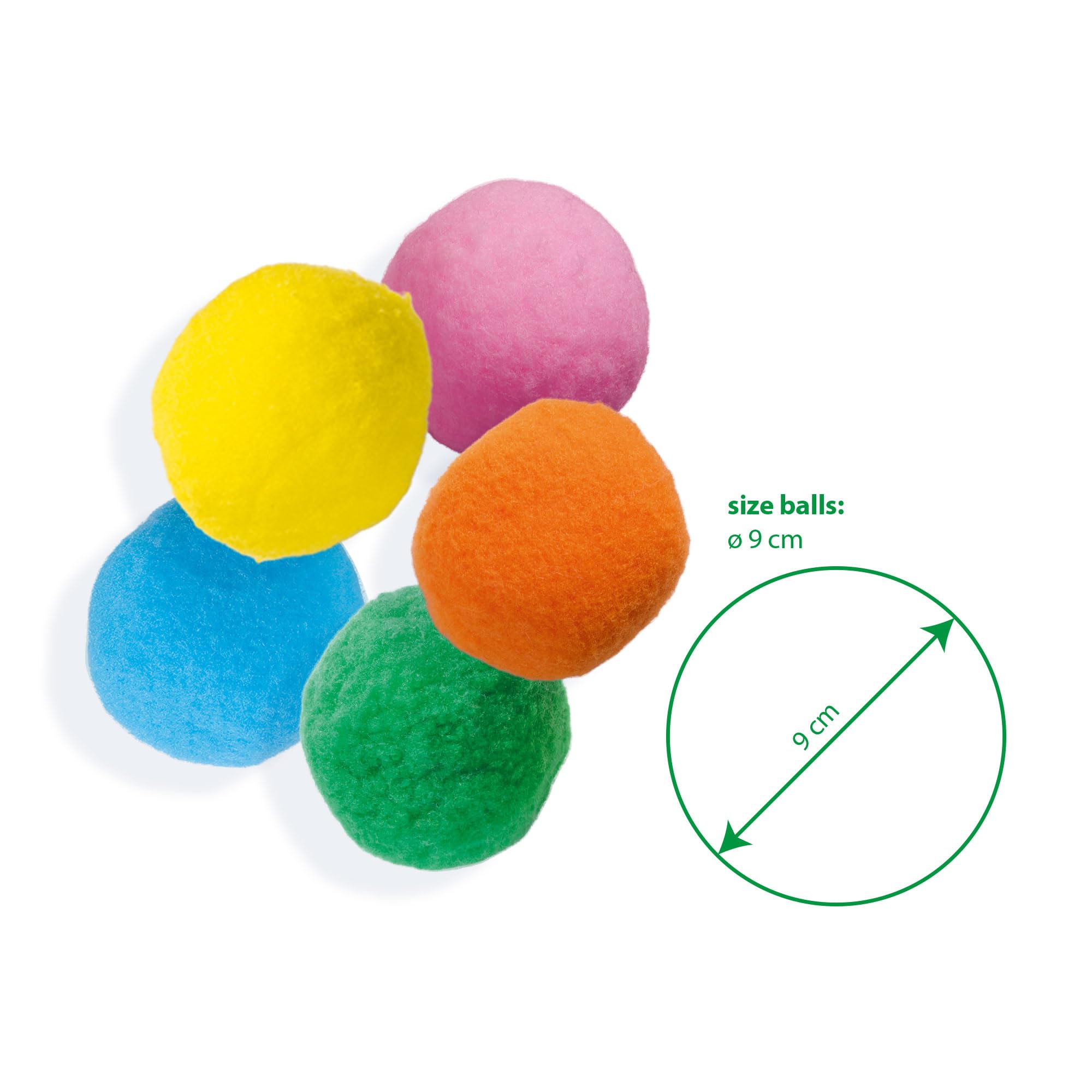 SES Creative 02404 XXL Splash Balls - Extra-Large Reusable Water Balloons - Dip and Throw - Refillable, Multicoloured, 3.54 inches - Image 2