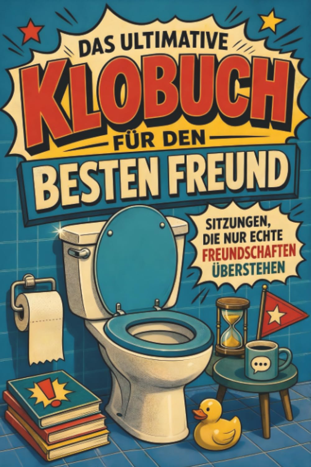 Das ultimative Klobuch für den besten Freund: Sitzungen, die nur echte Freundschaften überstehen. Lustiges Geschenk für beste Freunde, Männerfreundschaft und Insiderwitze