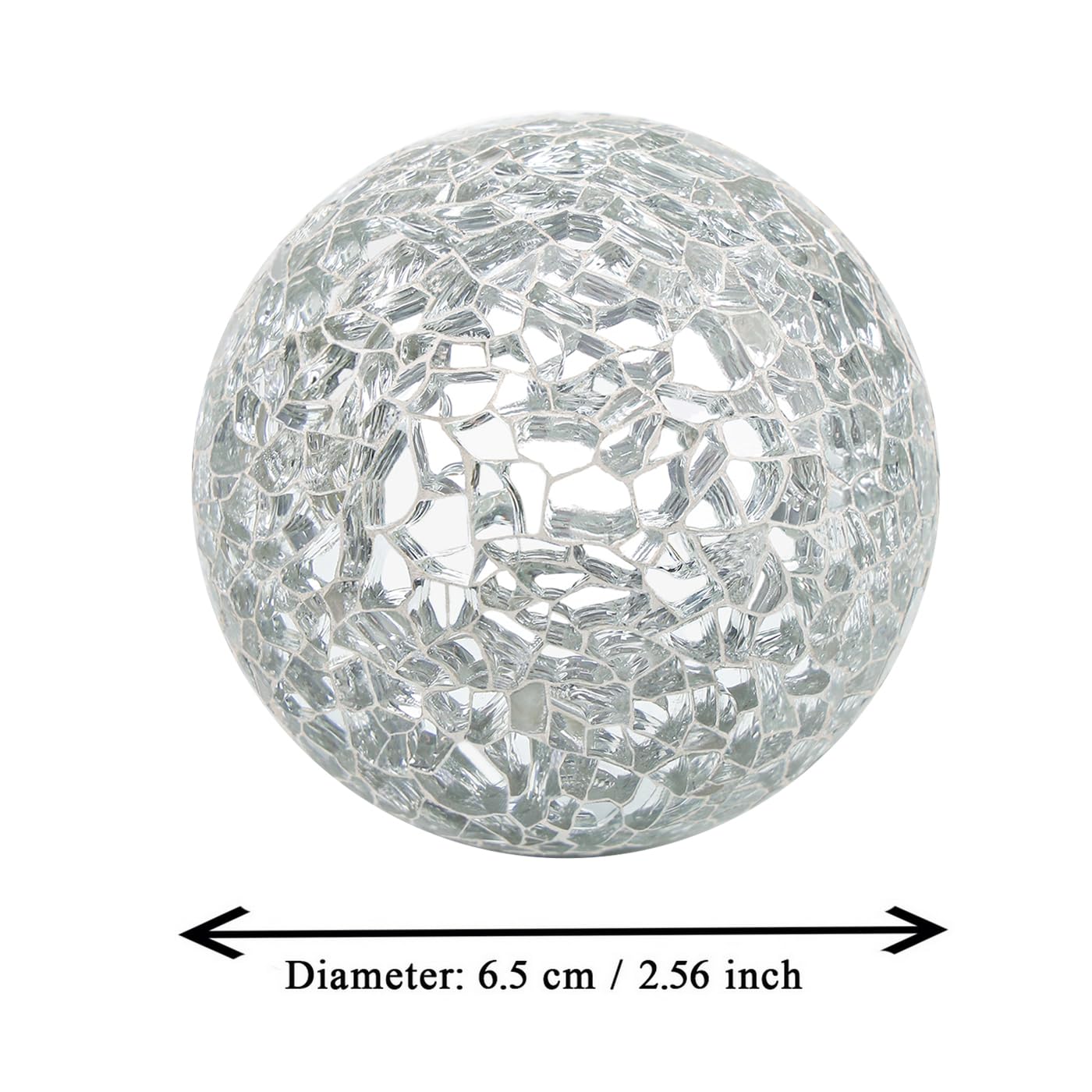 Amazon.co.jp: Woration 2.56インチ モダン 装飾 ひび割れたモザイク