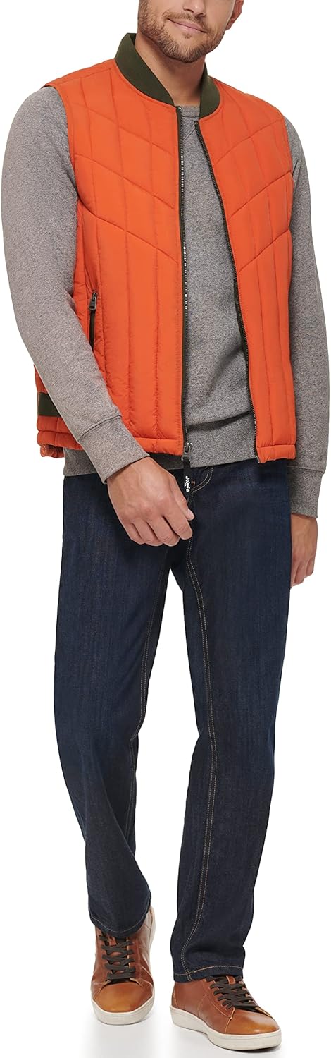 Levi's Men's Levi's Men's Quilted Utility Vest With Contrast Detailing