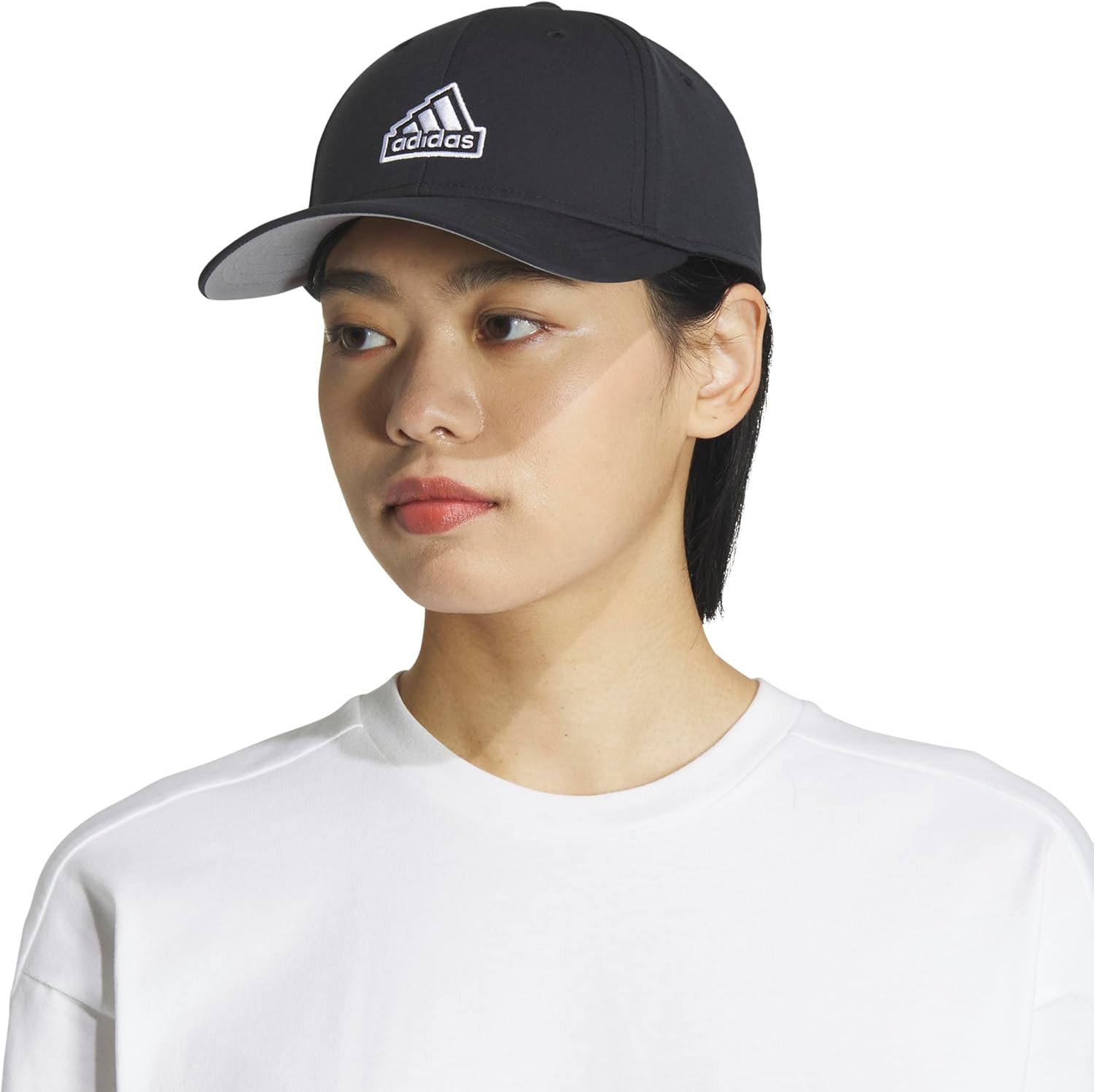 adidas Womens Must Have Medium Crown Structured Adjustable Fit Strapback Hat - Image 5