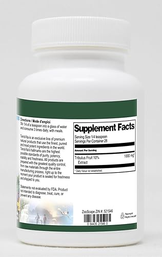 Miniatura 2 de Tribulus Fruit 10% Polvo (1 oz, ZIN 521546)