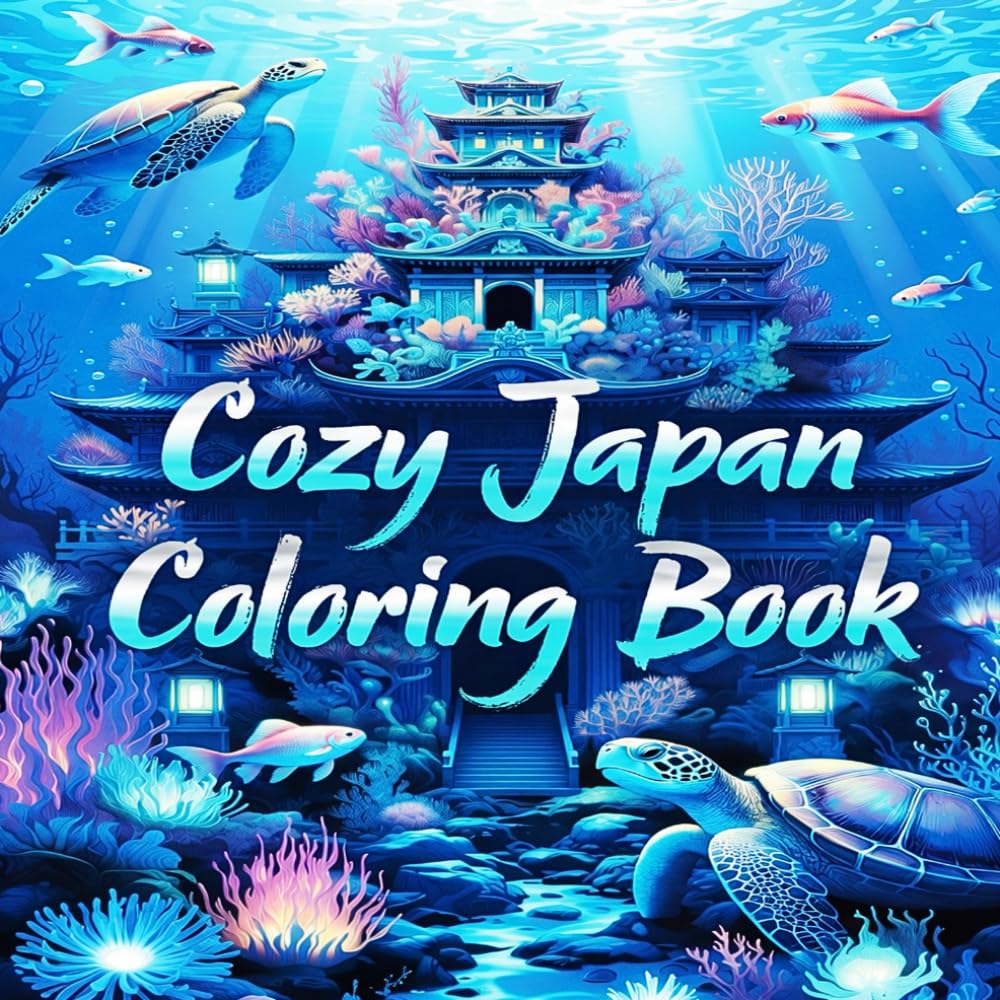 Cozy Japan Coloring Book Peaceful Tea Houses & Zen Gardens – Tranquil Japanese Tea Scenes for Mindful Coloring and Relaxation