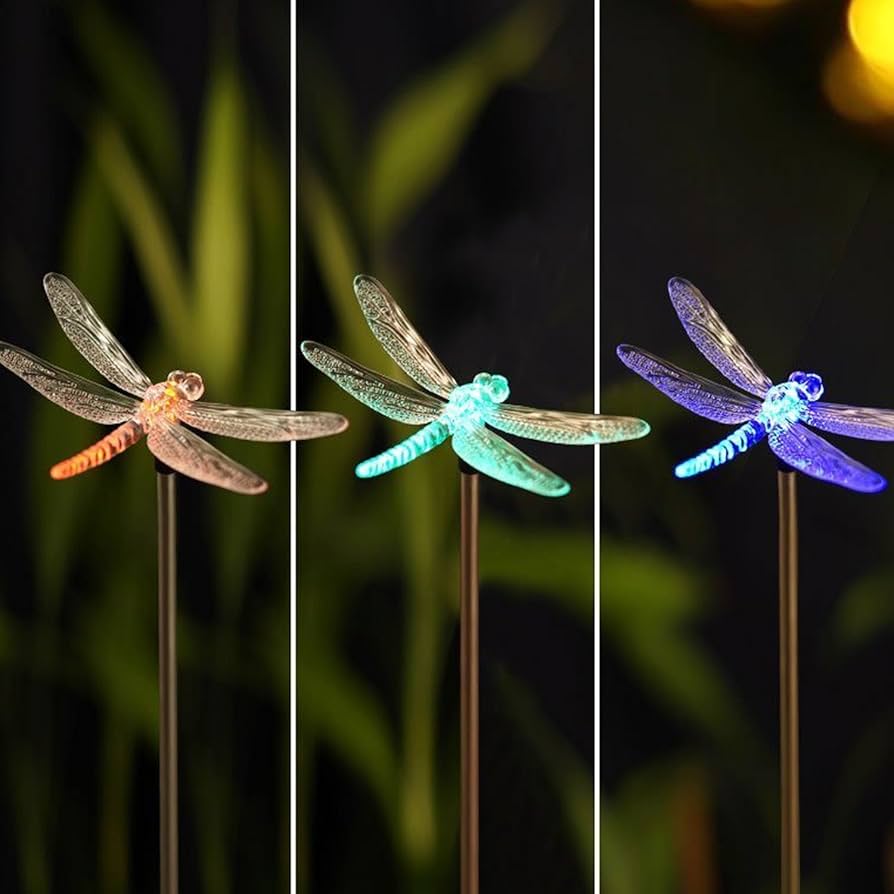 Amazon.co.jp: 屋外ソーラーガーデンステークライト – 色が変わる装飾