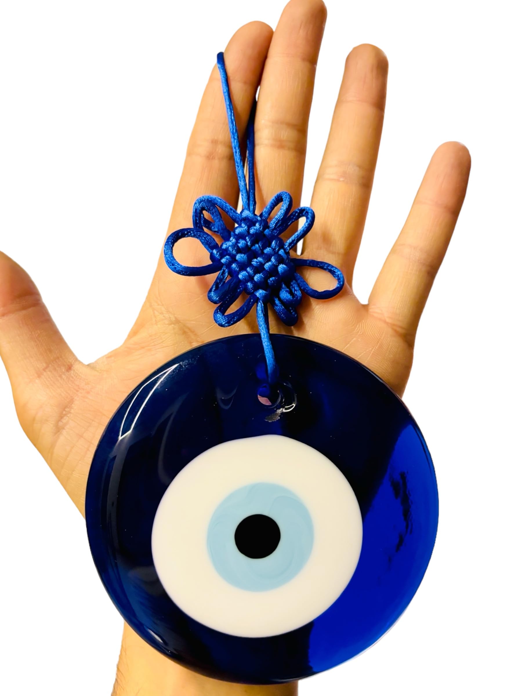 Warmingo Big Size Evil Eye Hanging for Home | Bad Energy Protector | Evil Eye for Main Door | Nazar Battu for Home Entrance | Evil Eye Wall Hanging (B0CKYR6QRK) Amazon Price History, Amazon Price Tracker
