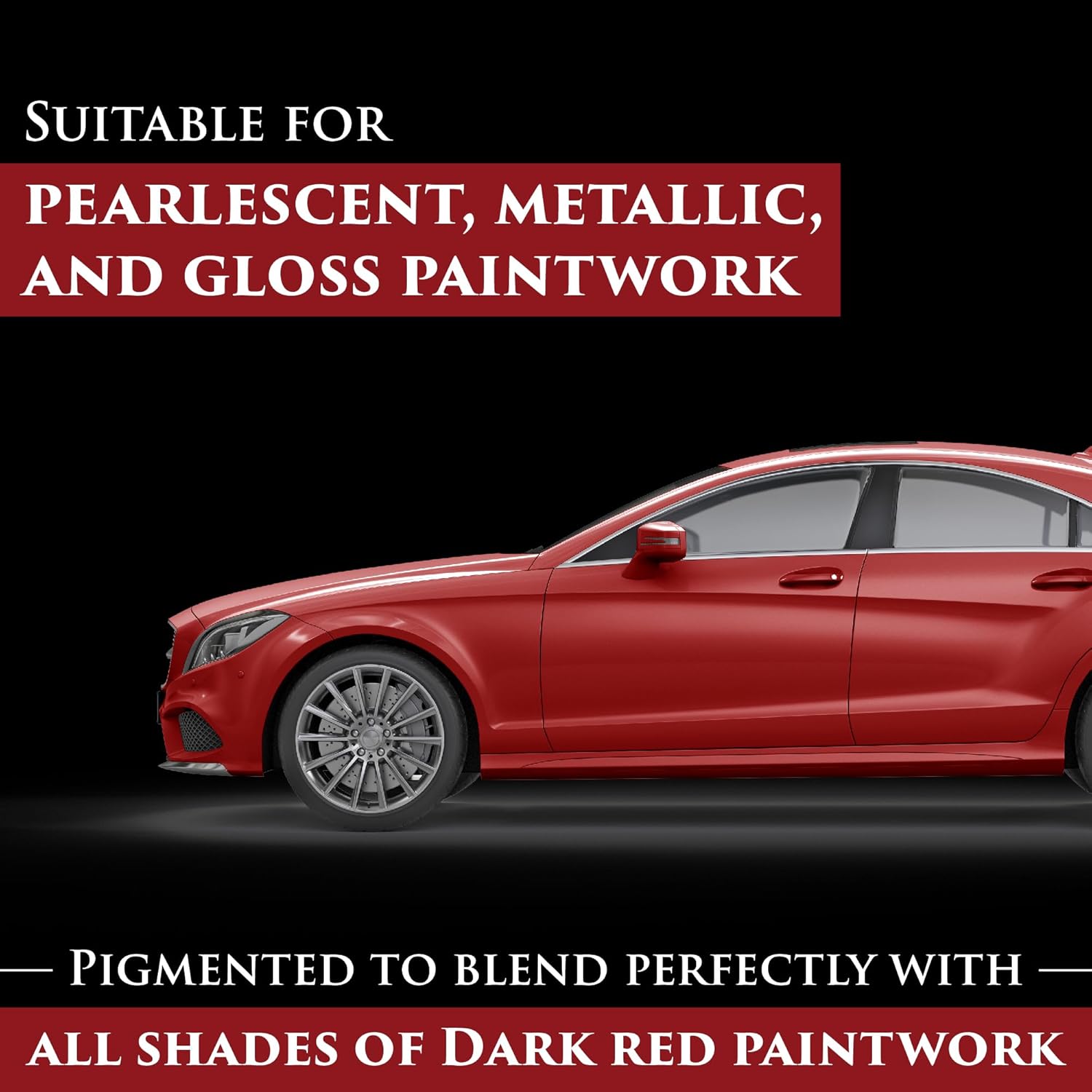 Car Gods Iris Custom Color Dark Red 3-in-1 Polish Wax Color Restorer & Scratch Remover, 16 Colors Available, 17 Fl Oz - Image 5