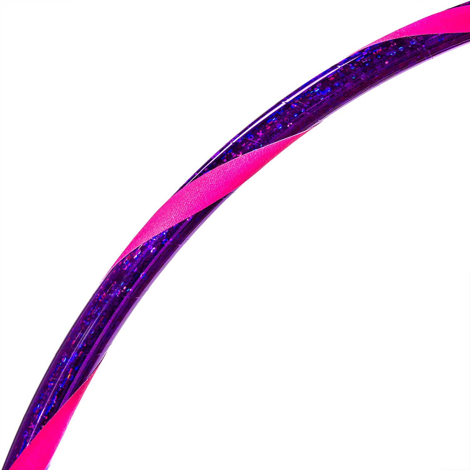 Hoopomania Glamour Hoop, hula hoop per bambini con motivo glitterato, colorato