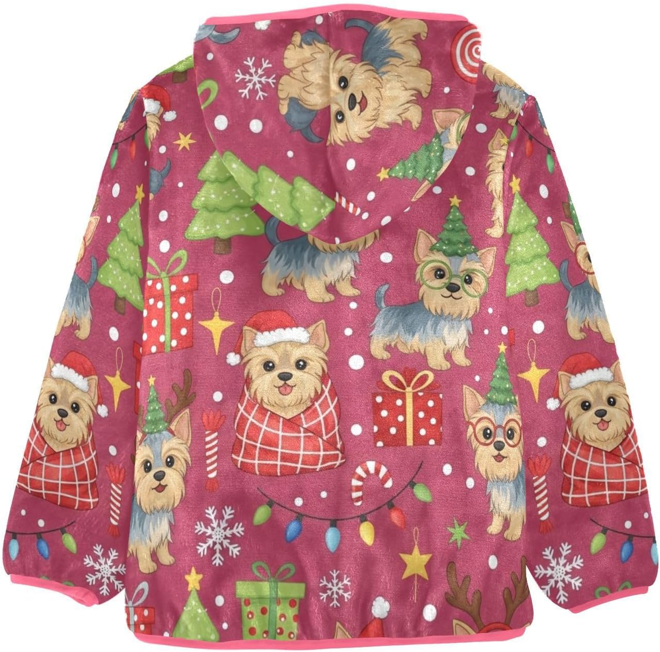 Christmas Light Jackets Toddler Children Winter Coat Baby Girls Clothes 3T