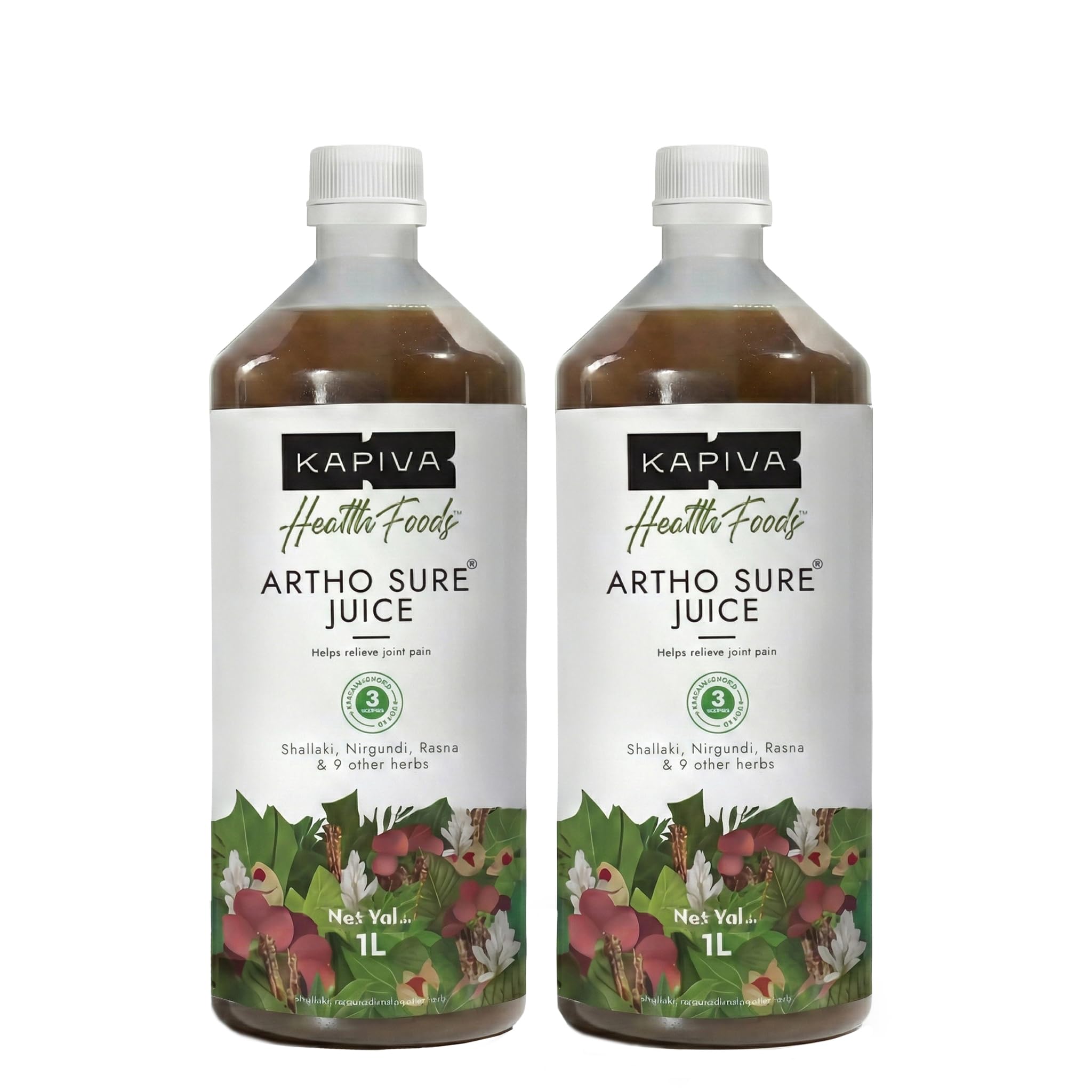 Kapiva Ayurveda Artho Sure Juice, 1 Liter | Joint Pain Relief | Ashwagandha, Rasna, Kutki, Guduchi And Other Herbs - Pack of 2-picture-18
