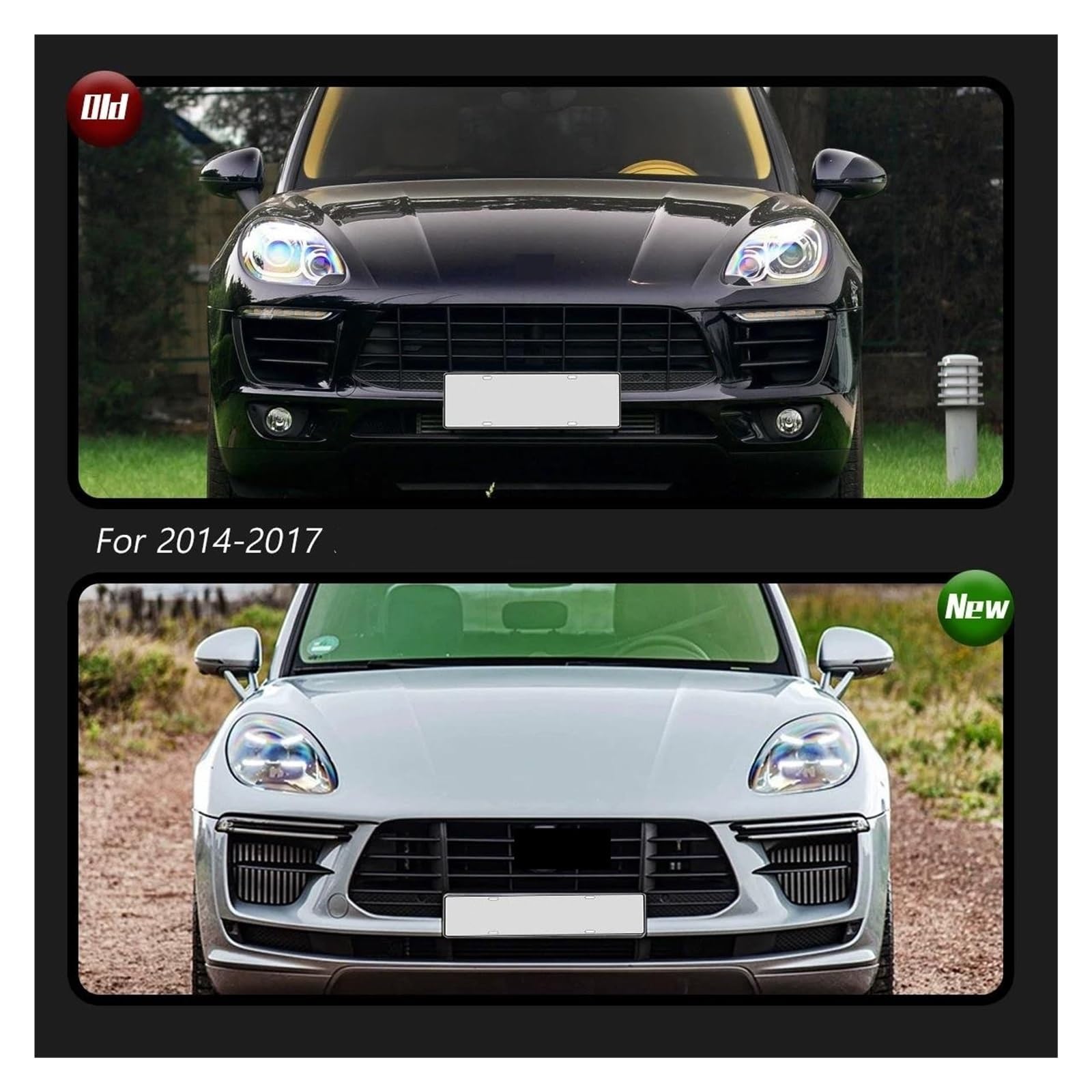 Amazon | ヘッドライト マカン 2014 2015 2016 2017 用、マトリックス  