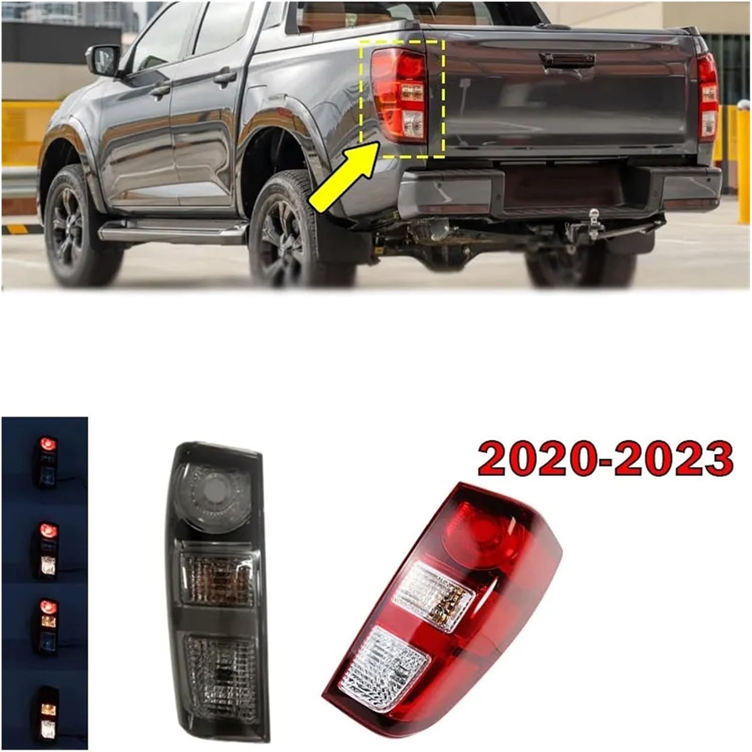 テールライト ブレーキランプ ターンシグナル マツダ 用50 BT-50 TF 2020 2021-2023 外装アクセサリー LE