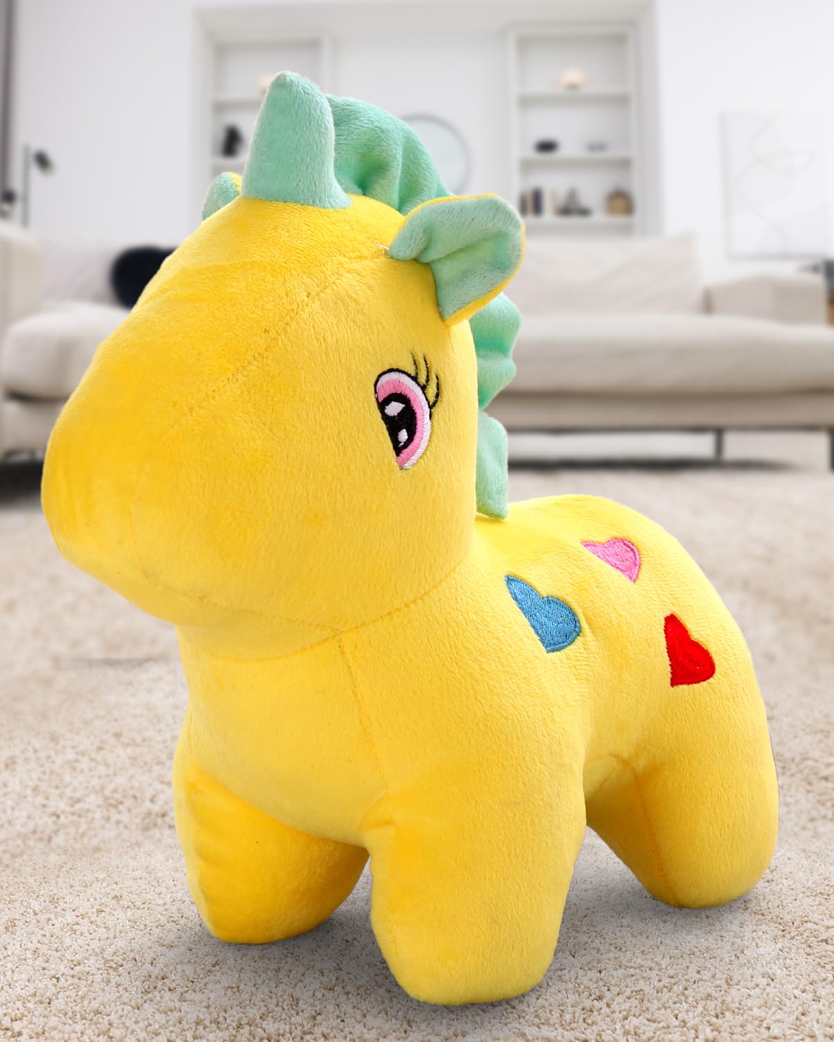Play Nation Premium 25 cm Unicorn Soft Plush Toy | Stuffed Animal Character Plush Soft Toy | Soft Fabric | Safe for Kids | Role PlayToy | Easy to Wash | Best Birthday Gift for Kids 1+ Yrs (Pink) (B0CWV36X8T) Amazon Price History, Amazon Price Tracker