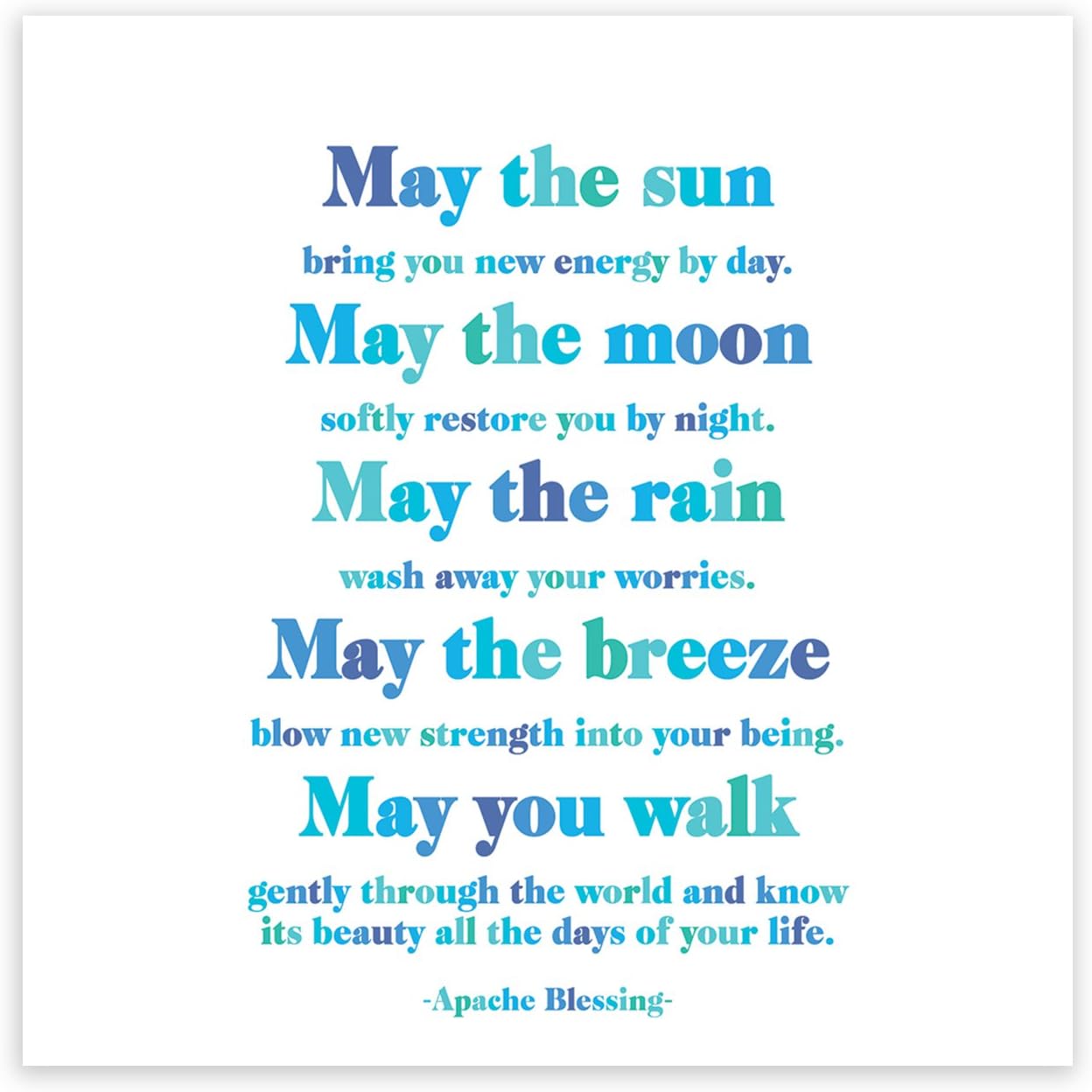 QUOTABLE CARDS Magnet May The Sun Bring, 1 EA