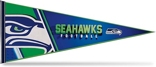 Vista 81 de Rico Industries NFL Football Primary 12" x 30" Felt Wall Décor Pennant - Great for Home/Bed Room/Man Cave Décor