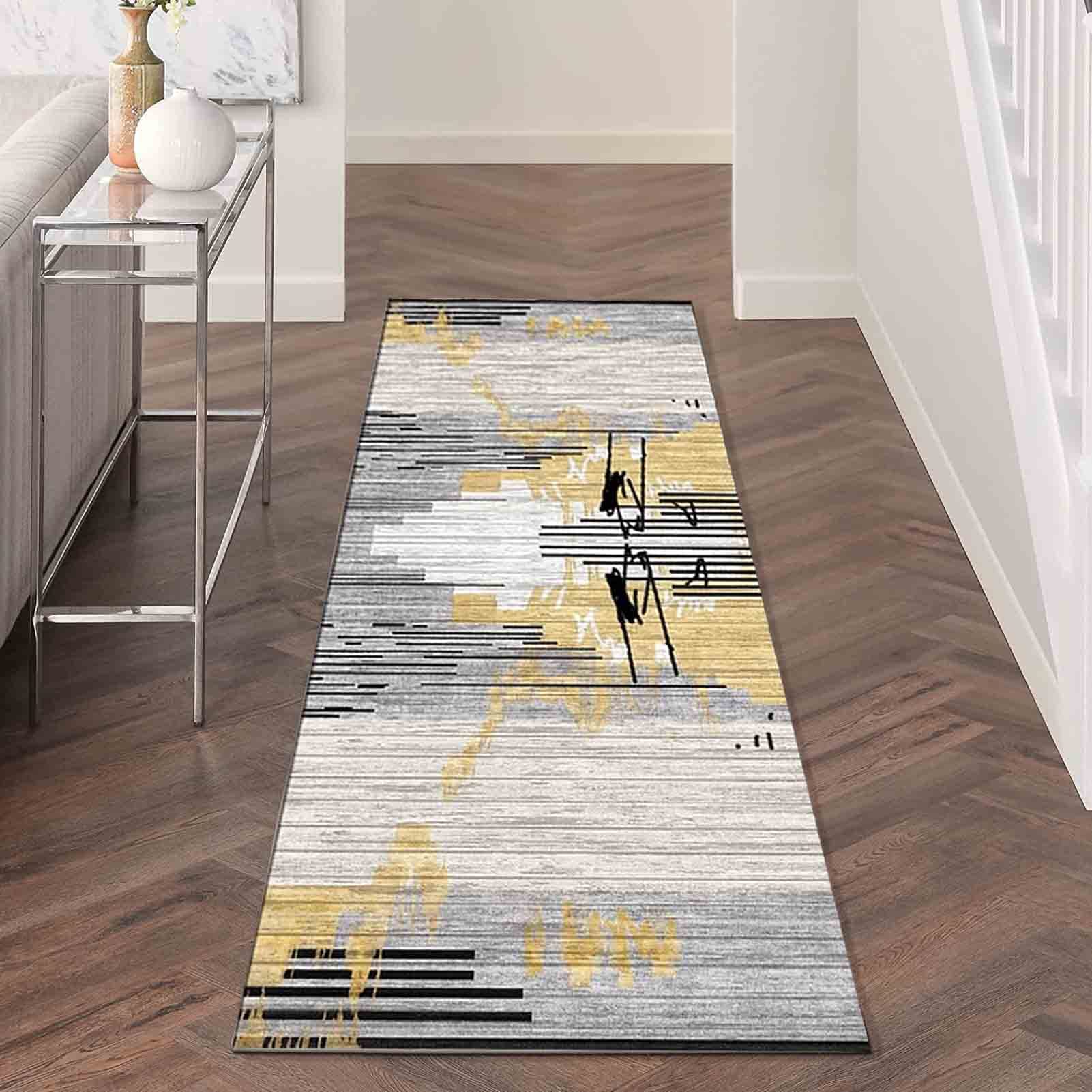 Tapis de cuisine antidérapant lavable pour éviter les glissades en couloir