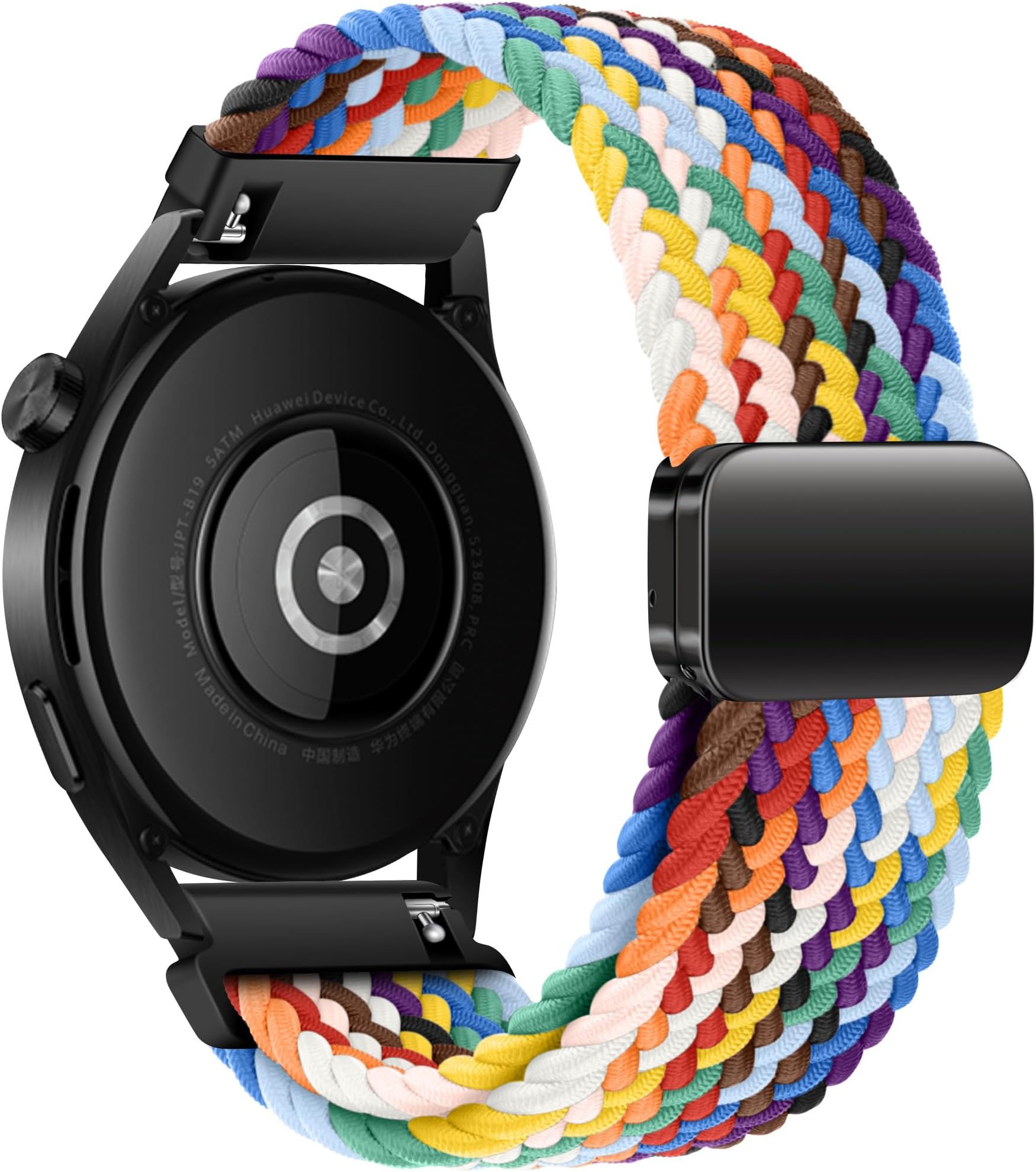 MazoftBraided Sport Band Compatible with Samsung Galaxy Watch Band 7/FE/6/5/4/3 & Watch 5 Pro & 6/4 Classic &Gear S3/S2, 20mm & 22mm watch band for Samsung Watch 47mm 46mm 45mm 44mm 40mm 43/42/41mm