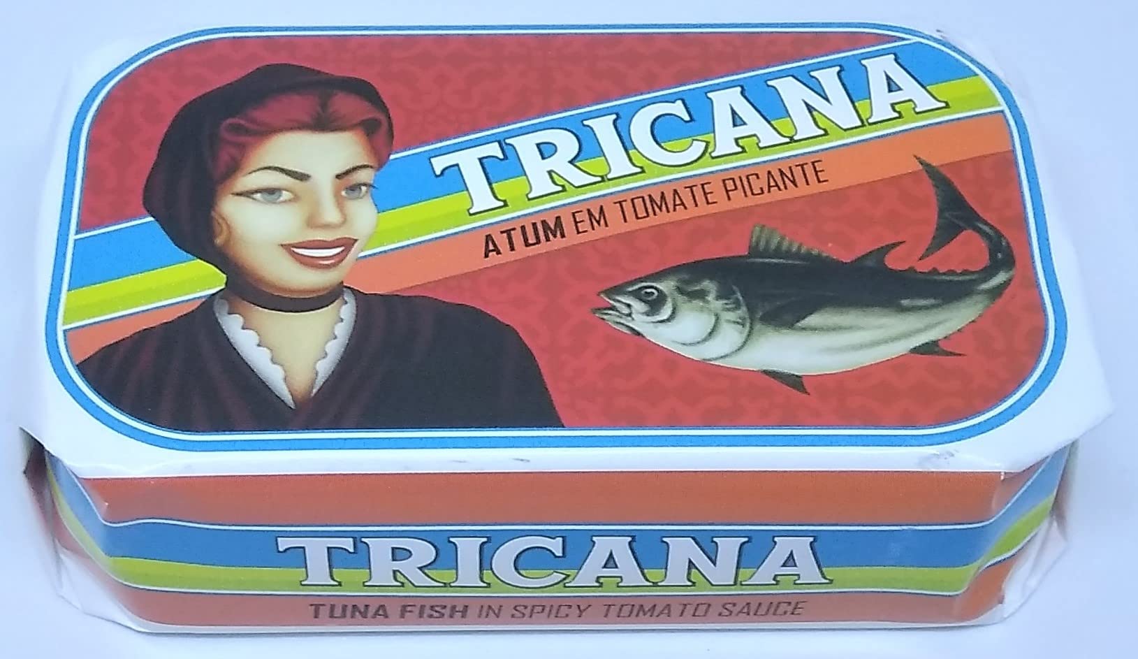 Tricana - Filet z Tuńczyka w Pikantnym Pomidorze (Tuna fillet in Spicy Tomato) - 120gr (opakowanie 5 puszek)