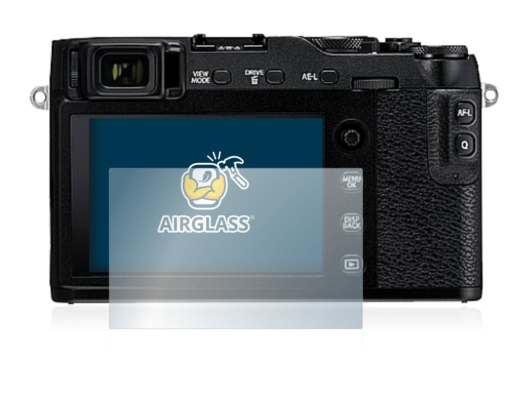 brotect Pellicola Protettiva Vetro per Fujifilm X-T3 Protezione Schermo [Durezza Estrema 9H, Chiaro