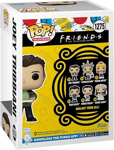 Miniatura 3 de Funko POP! TV: Friends - Joey Tribbiani con pizza - Figura de vinilo coleccionable - Idea de regalo - Producto oficial - para niños y adultos - Fans