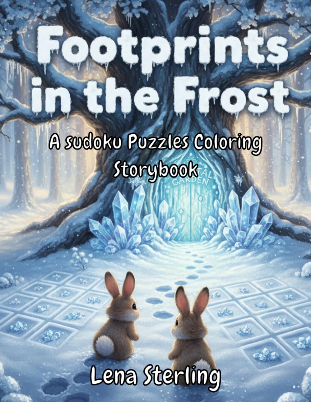 Footprints in the Frost: Sudoku Puzzles coloring storybook: Interactive Sudoku story and coloring adventure for ages 8–10