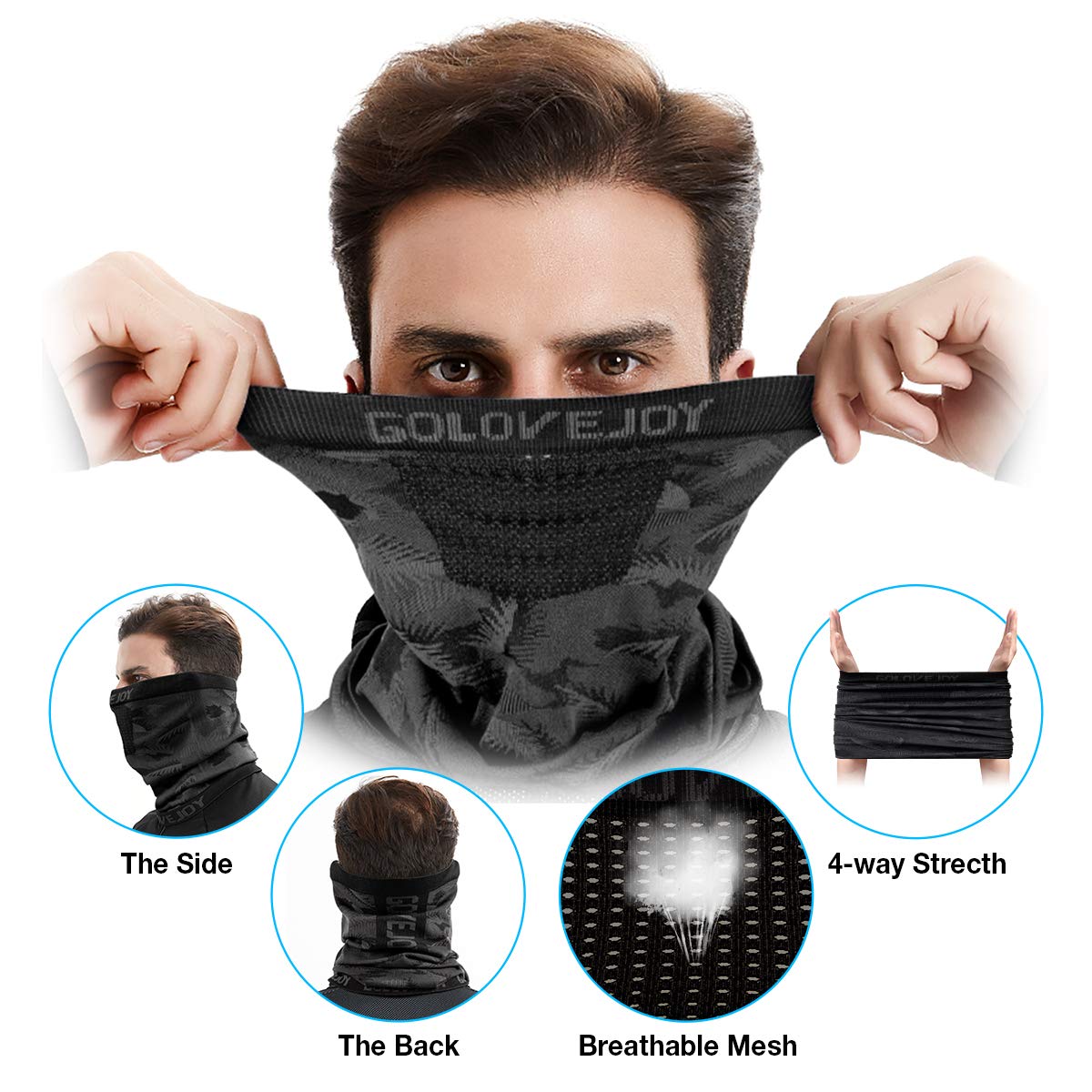 Copricollo Scaldacollo Traspirante Fascia Running Scaldacollo