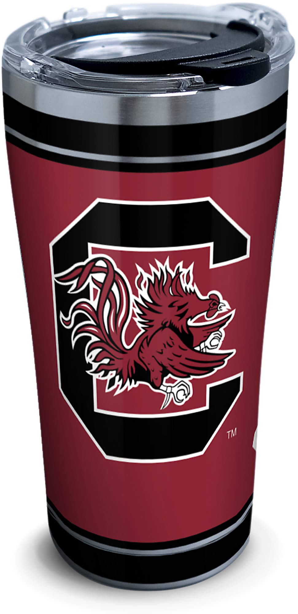 Tervis Triple Walled University of South Carolina Gamecocks Insulated Tumbler Cup Keeps Drinks Cold & Hot, 20oz - Stainless Steel, Campus