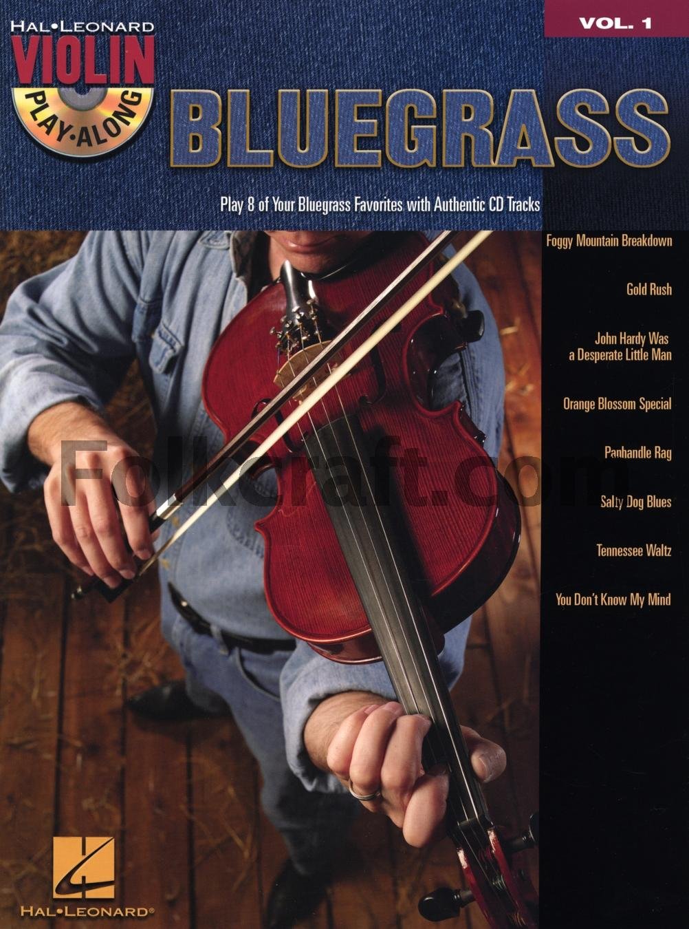 Bluegrass - Violin Play-Along Volume 1 Book/Online Audio (Hal Leonard Violin Play-along)