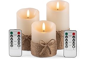 Premium Flameless Candles with Realistic Flickering and Remote Control