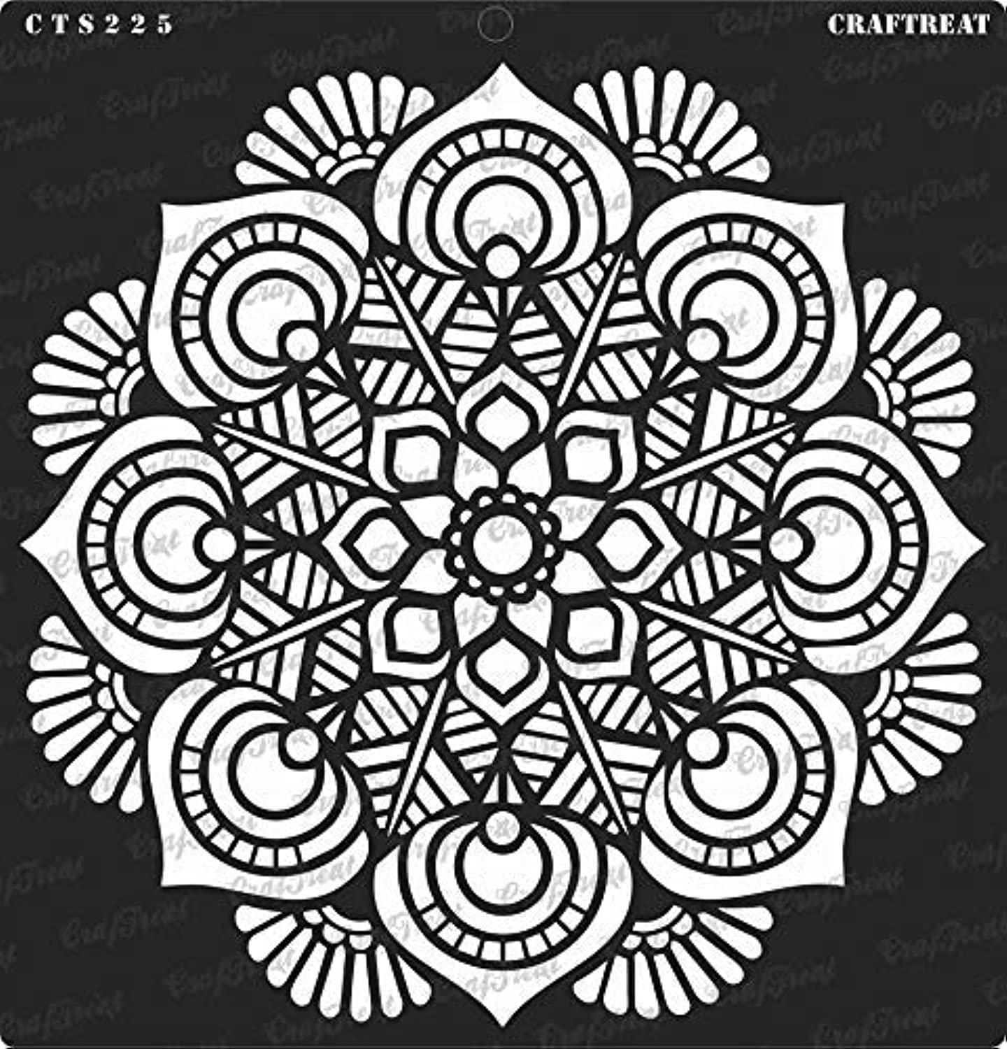 Amazon.com: CrafTreat Reusable Mandala Wall Stencils for Painting Large Pattern - Mandala - 12x12 Inches - DIY Art and Craft Stencils - Indian Mandala Stencil 12x12 - Big Mandala Stencil - Mandala