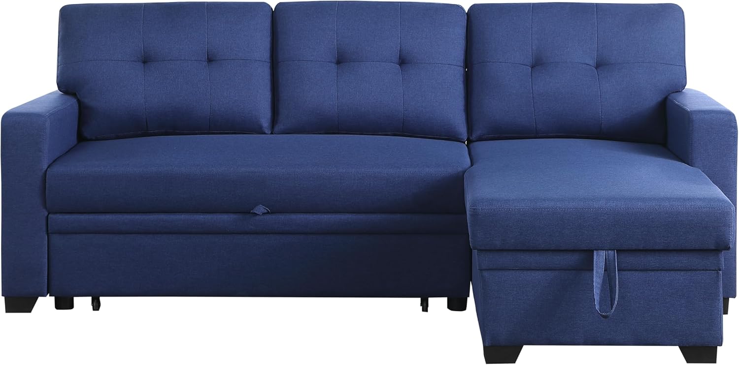 EcoDec 82" Convertible Sectional Sofa LShape Sleeper Couch