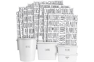 Talented Kitchen Talented Kitchen Set of 138 Household & Storage Organization Labels,...