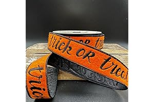 D. Stevens 1.5" Felt Trick or Treat Ribbon