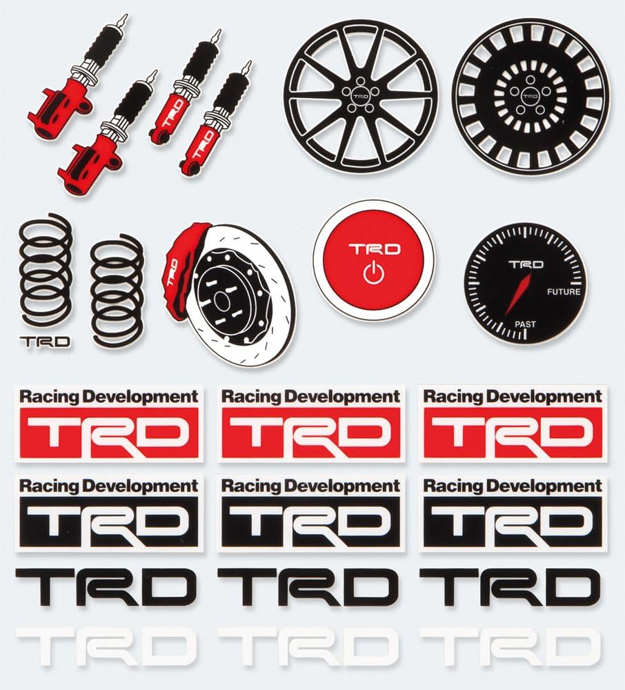 Amazon.com - TRD Mini Sticker Set 08231-SP180