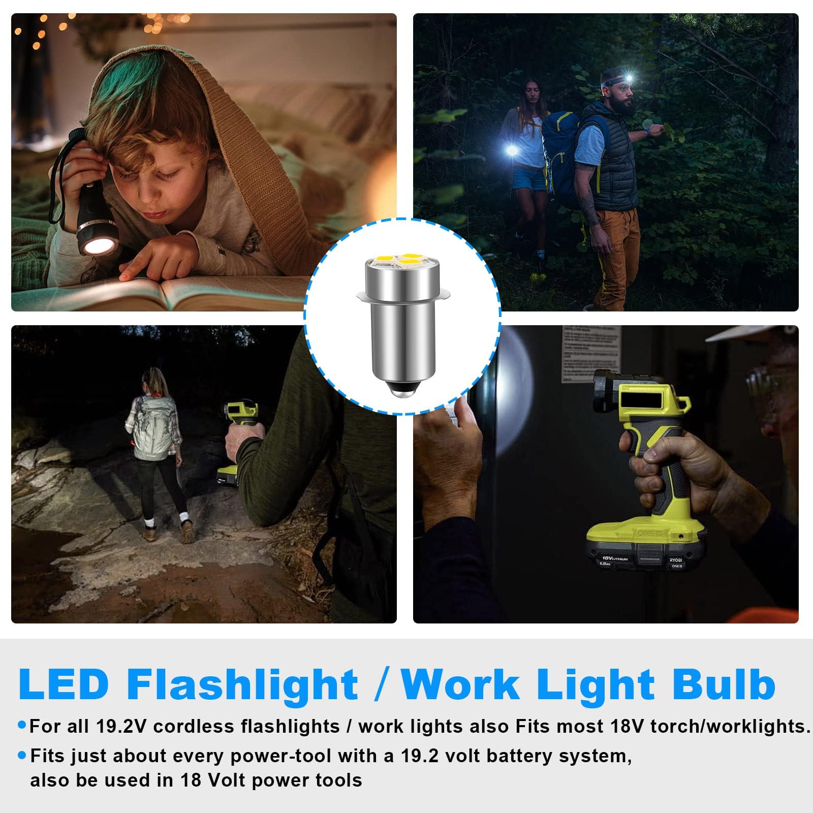 Amazon.com: LED Flashlight Bulb for Ryobi Craftsman Flashlight