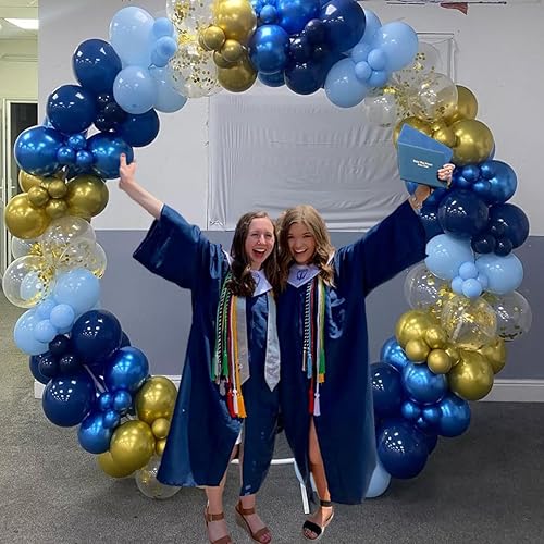 Miniatura 10 de Globos de fiesta rosa y blanco, 50 globos de látex rosa de 12 pulgadas, globos de confeti rosa bebé para boda, compromiso, cumpleaños, revelación de