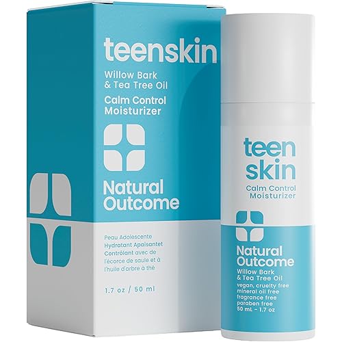 natural outcome Teen Skin Moisturizer | Gentle, Non-Toxic Acne Treatment for Boys & Girls | All Skin Types | 50 ML