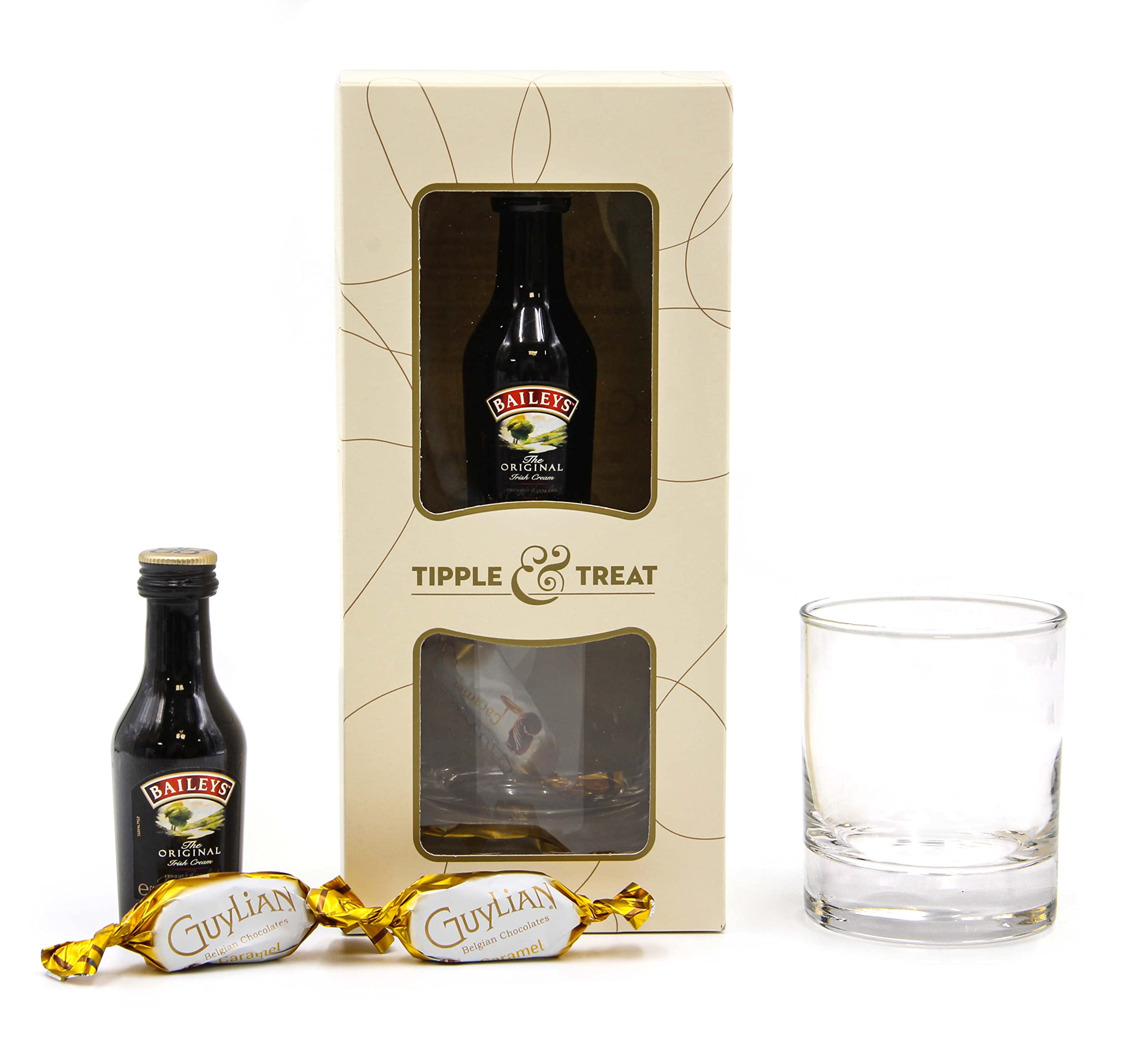 Buy Baileys Mini Irish Cream Liqueur, Glass and Chocolate Gift Box Set
