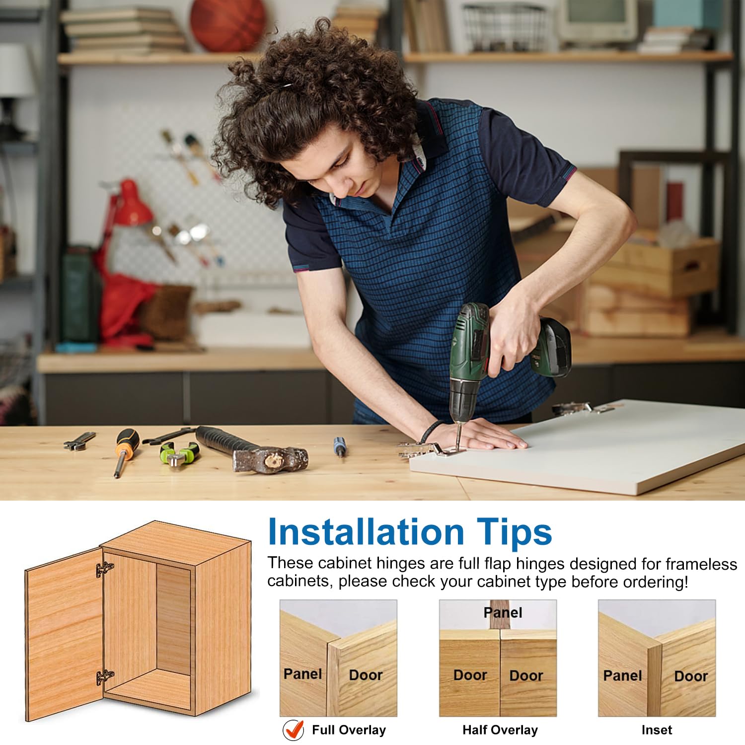 Bisagras Puerta Armario, 2 Piezas Bisagras Puertas Cocina, Bisagras De Puerta De Cocina, Bisagra Puerta Cocina con Amortiguador Cierre Automático, Bisagras Puertas Cocina Armario con Tornillos