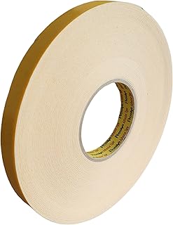 Double Sided Foam Tape, White PE Strong Adhesive Tape, 0.75in Width, 82ft Length, Heavy Duty Mounting Tape for Home and Of...
