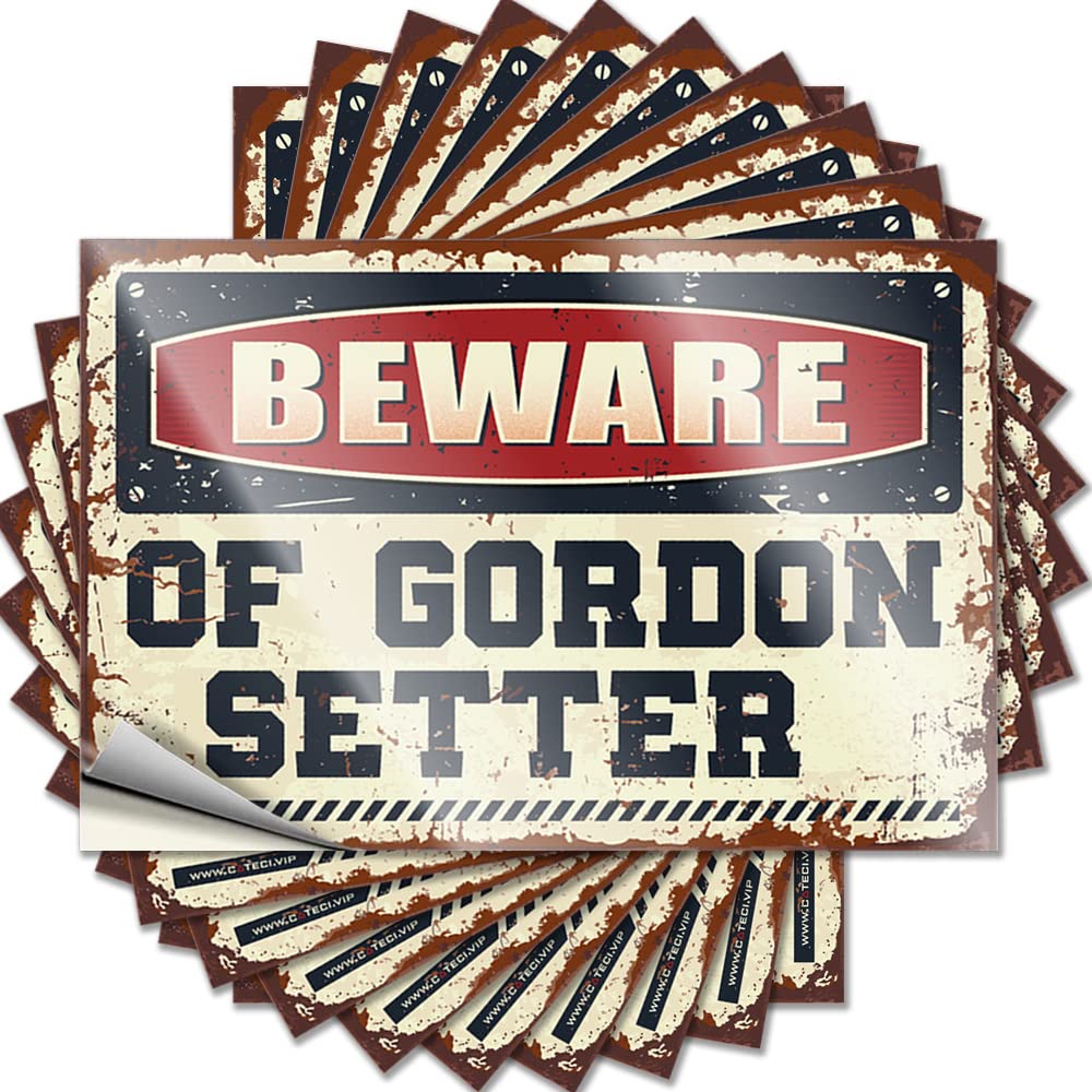 Tattoo Half, Math Bumper Beware of Gordon Setter | Bar Decor for Home(8X12CM)