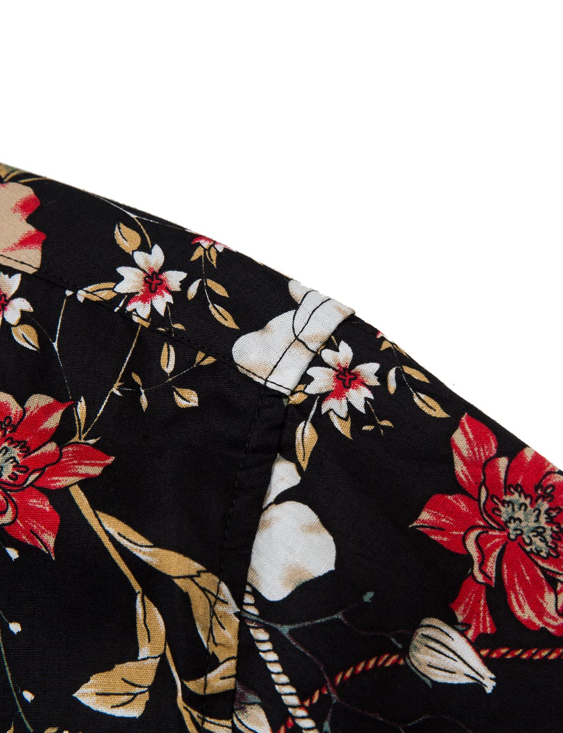 TUNEVUSE Tropical Camicia con Bottoni Uomo