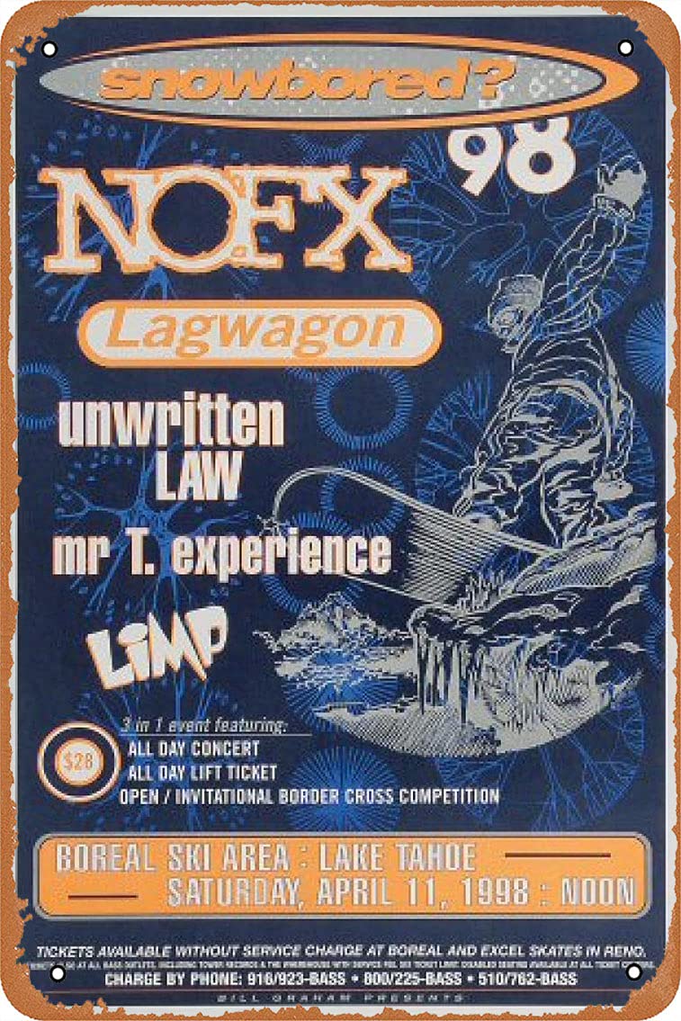 Amazon.co.jp: Muzuputs NOFX ポスター 12 x 8インチ ヴィンテージ