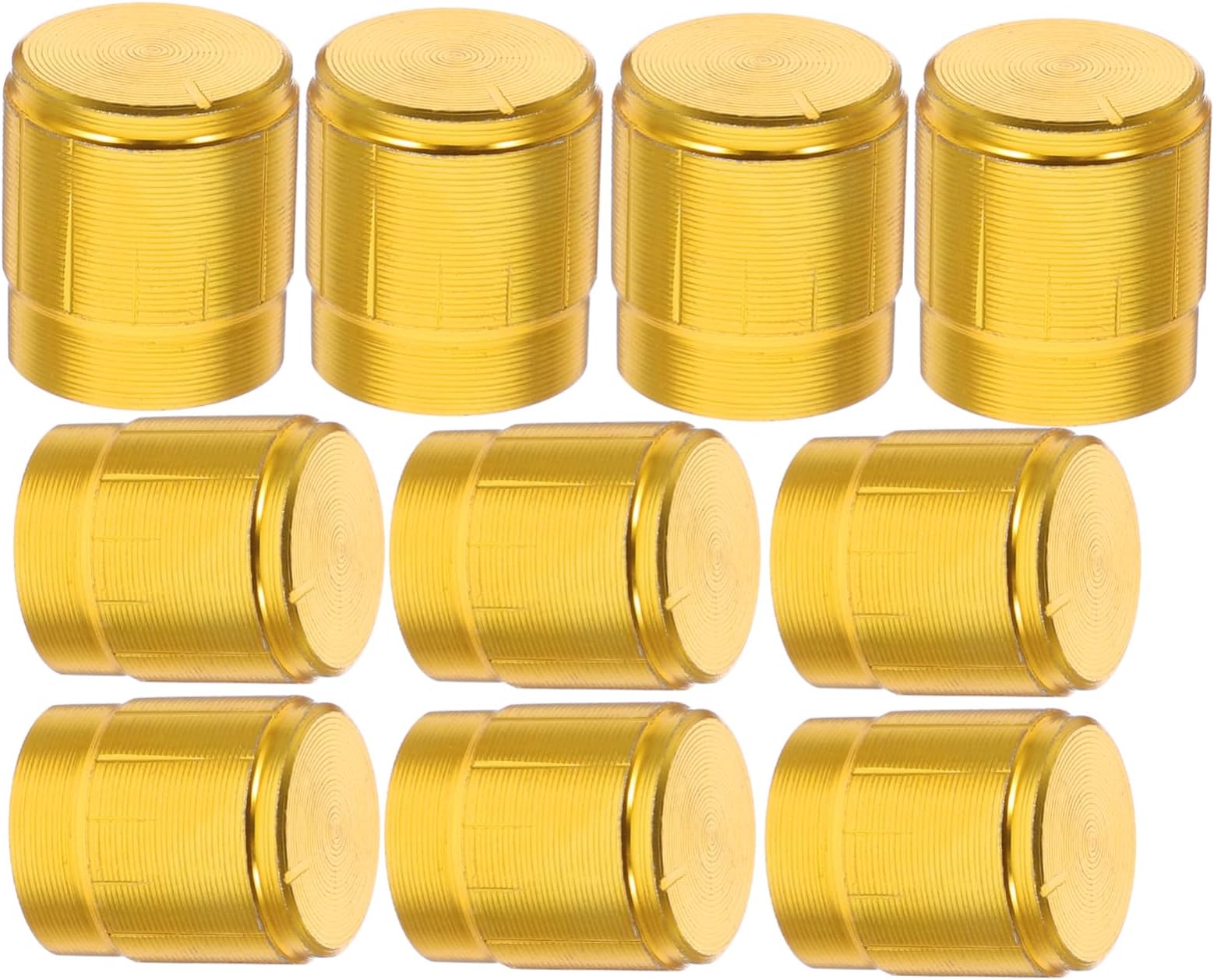 Garneck 10pcs Control Knobs for Electric Guitar Volume and Tone Precision Potentiometer Knobs for Bass and Audio Equipment Stylish and Design
