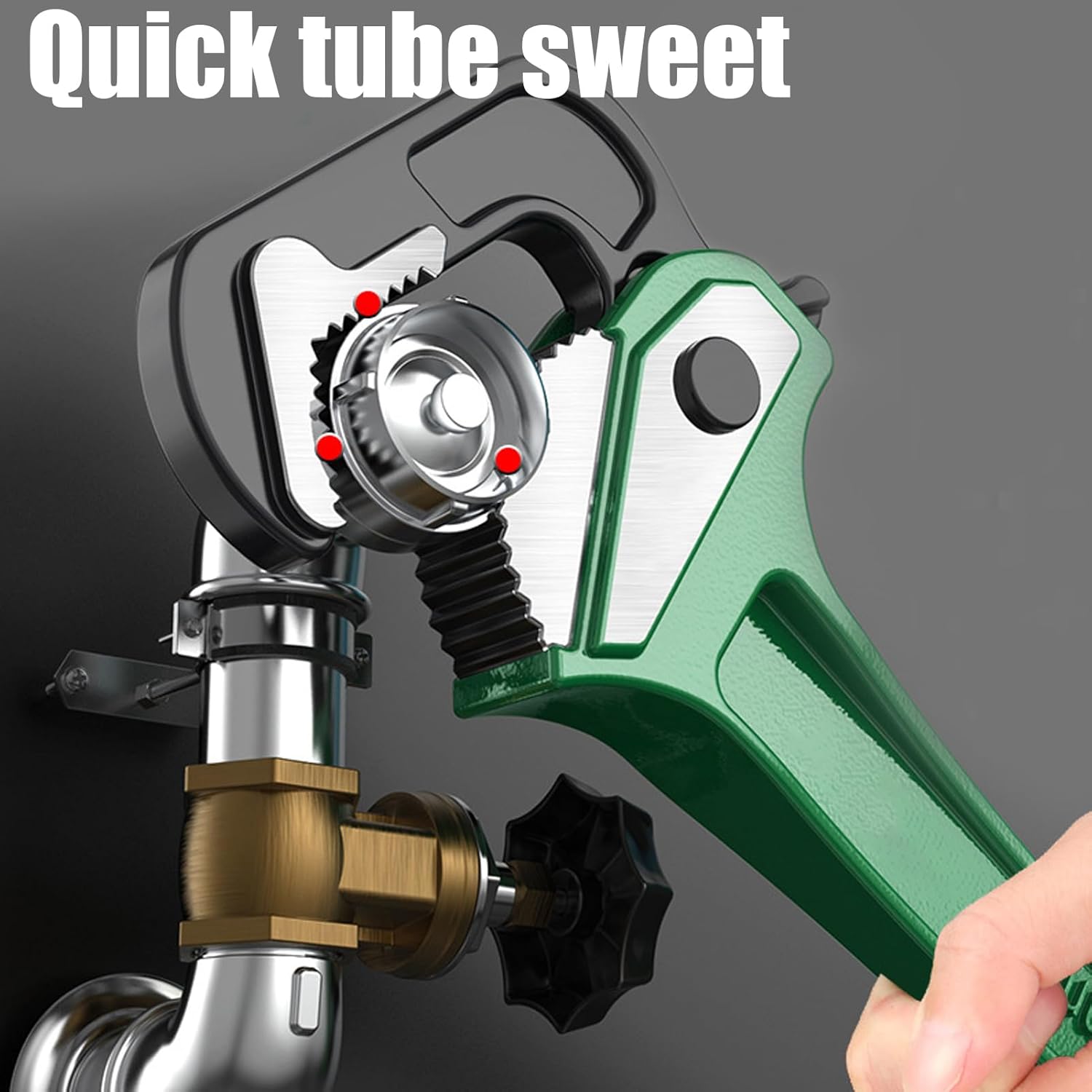 ウォーターポンププライヤー | 工業用チューブクランプツール,自動調整式多角形ウォーターパイププライヤー 機械・電気工事・ガーデニン