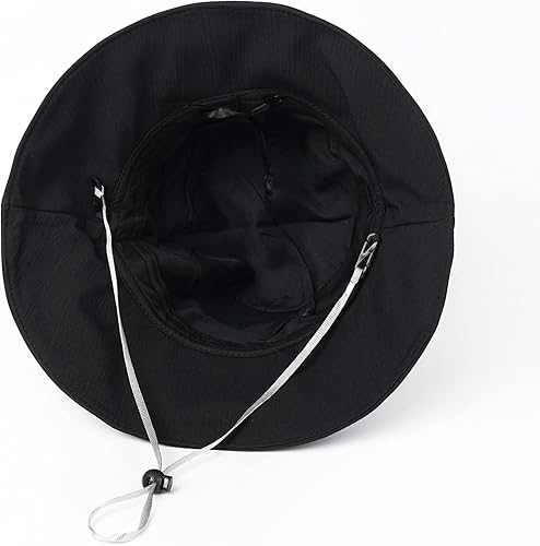 Miniatura 5 de DOCILA Elegante sombrero plisado para mujer, de algodón liso, ligero, para pescador, visera plegable
